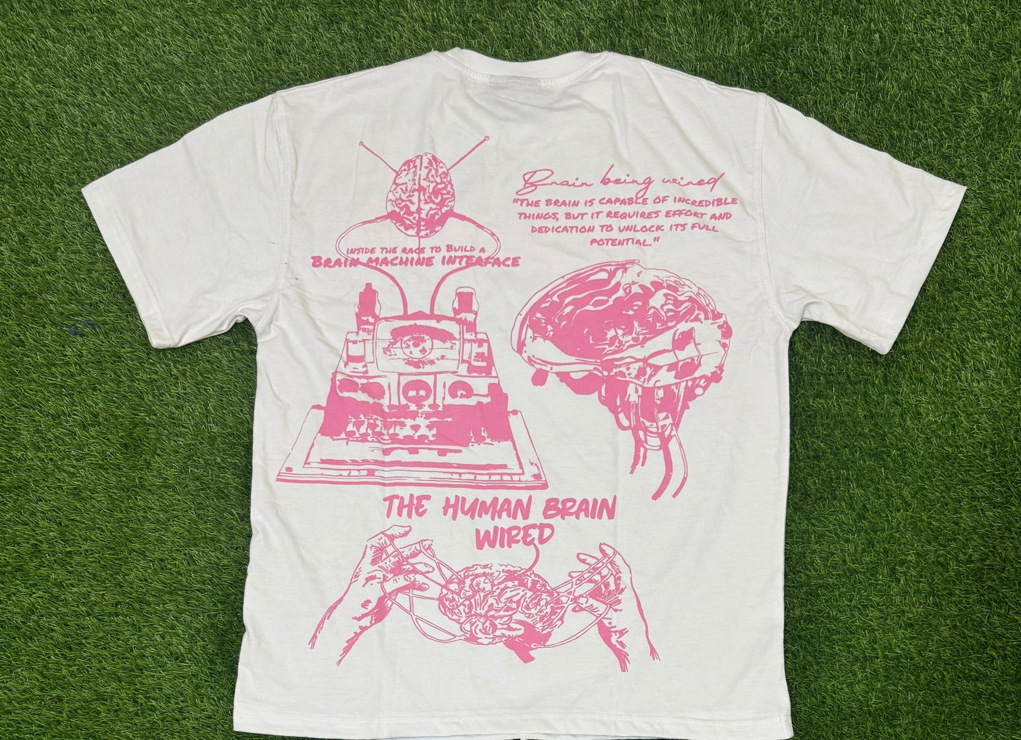 White, Pink, and Blue - Wired, Move, Think Different Shirt | 100% Cotton