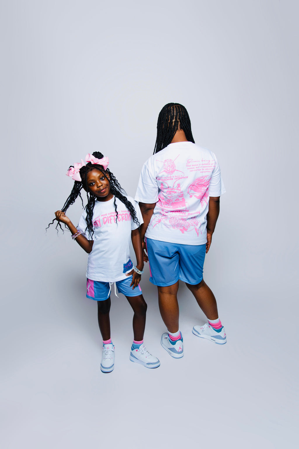 White, Pink, and Blue - Wired, Move, Think Different Shirt | 100% Cotton
