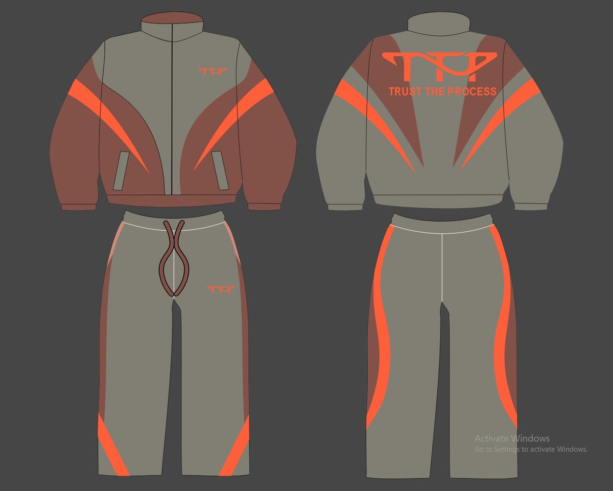 TTP Brown / Orange Tracksuit( PRE-ORDER)