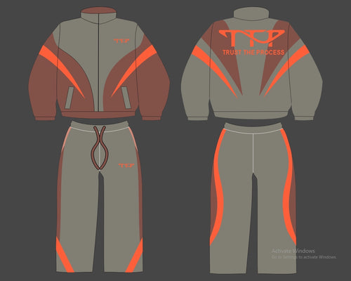 TTP Brown / Orange Tracksuit( PRE-ORDER)