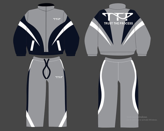 TTP Navy Blue / White / Grey Tracksuit?PRE-ORDER )