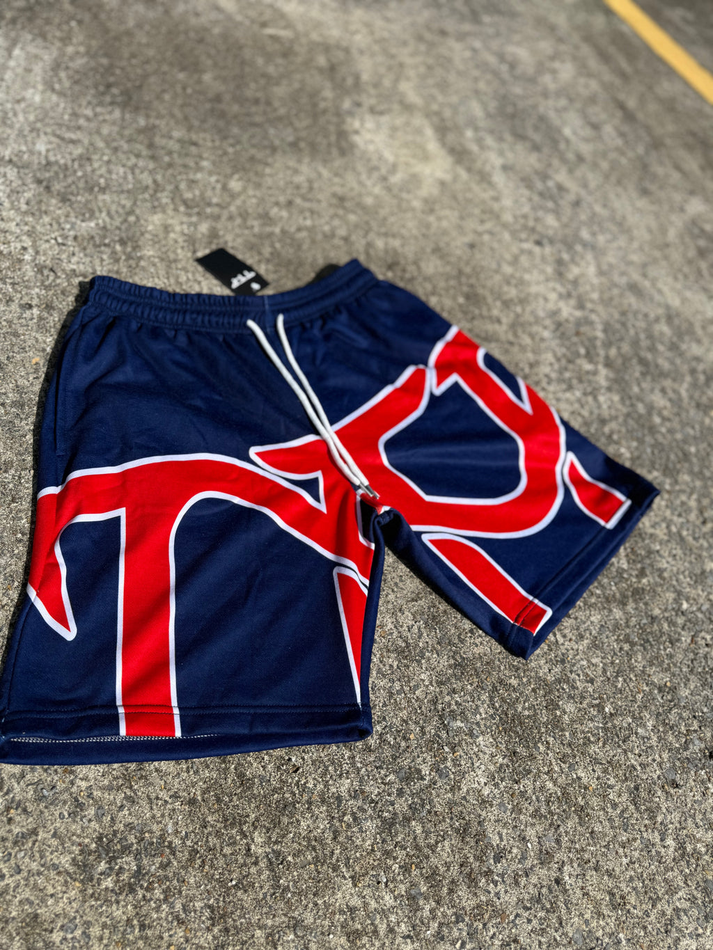 TTP Signature Performance Shorts – Navy/Red