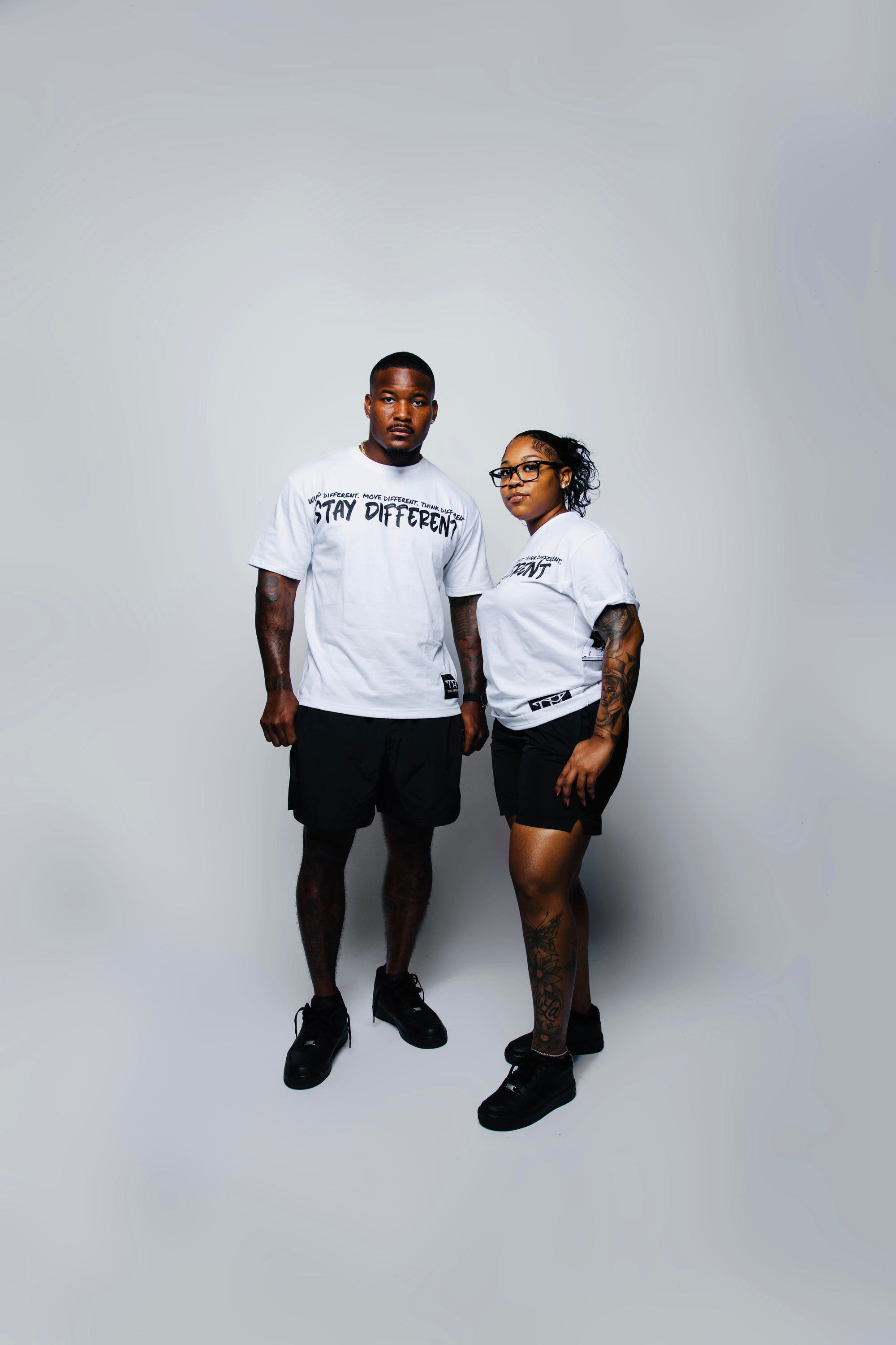CLASSIC BLACK AND WHITE Wired, Move, Think Different Shirt| 100% Cotton