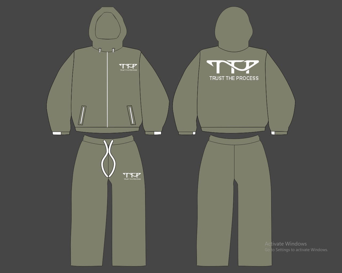 TTP Olive Green All-Weather Rain Suit(PRE-ORDER)