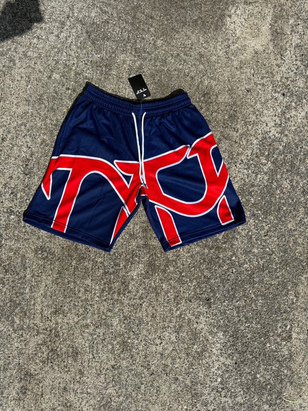 TTP Signature Performance Shorts – Navy/Red