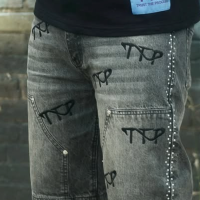 PRESALE: TTP All Over Embroidery Jorts