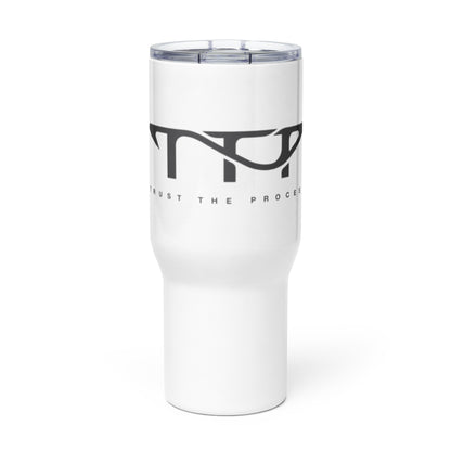 Travel mug with a handle